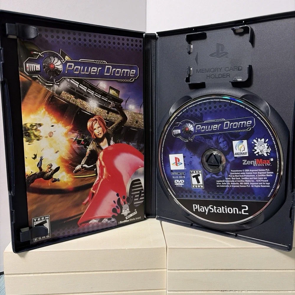 Ace Combat 5 The Unsung War & Power Drome Sony PlayStation 2 PS2 Bundle Games
